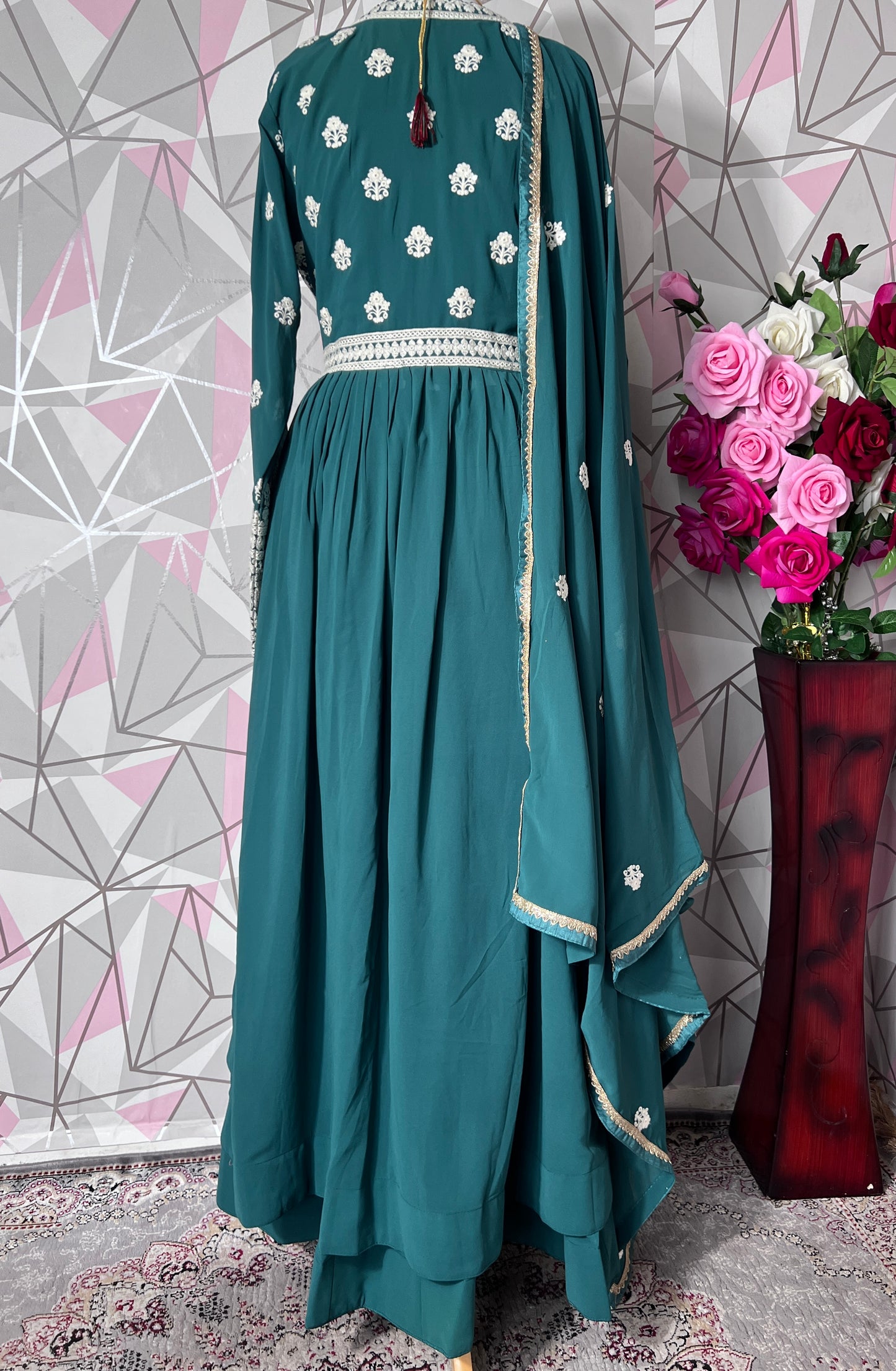 3 PIECES READYMADE WEAR DESIGNER SUITS LONG SLEEVES
