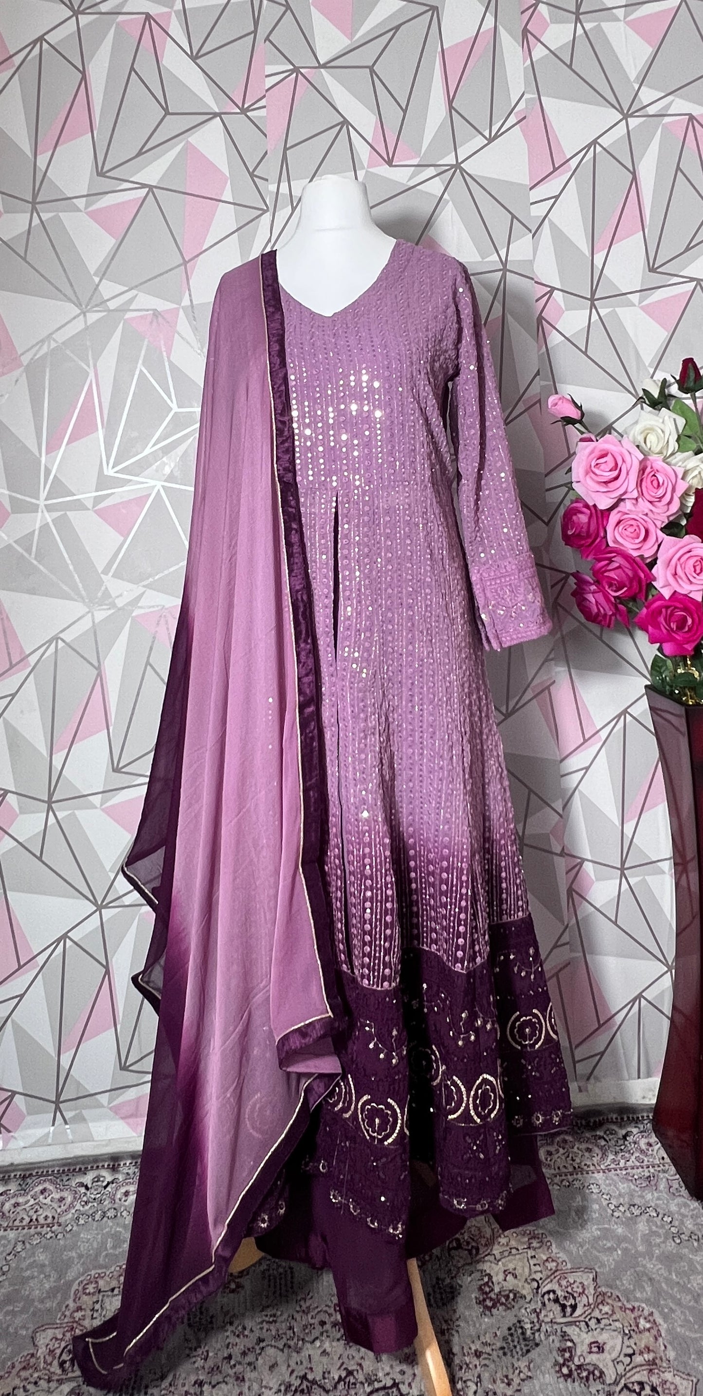 3 PIECES NOOR GOLD SHADED READYMADE WEAR DESIGNER SUITS IN 5 DIFFERENT COLOURS