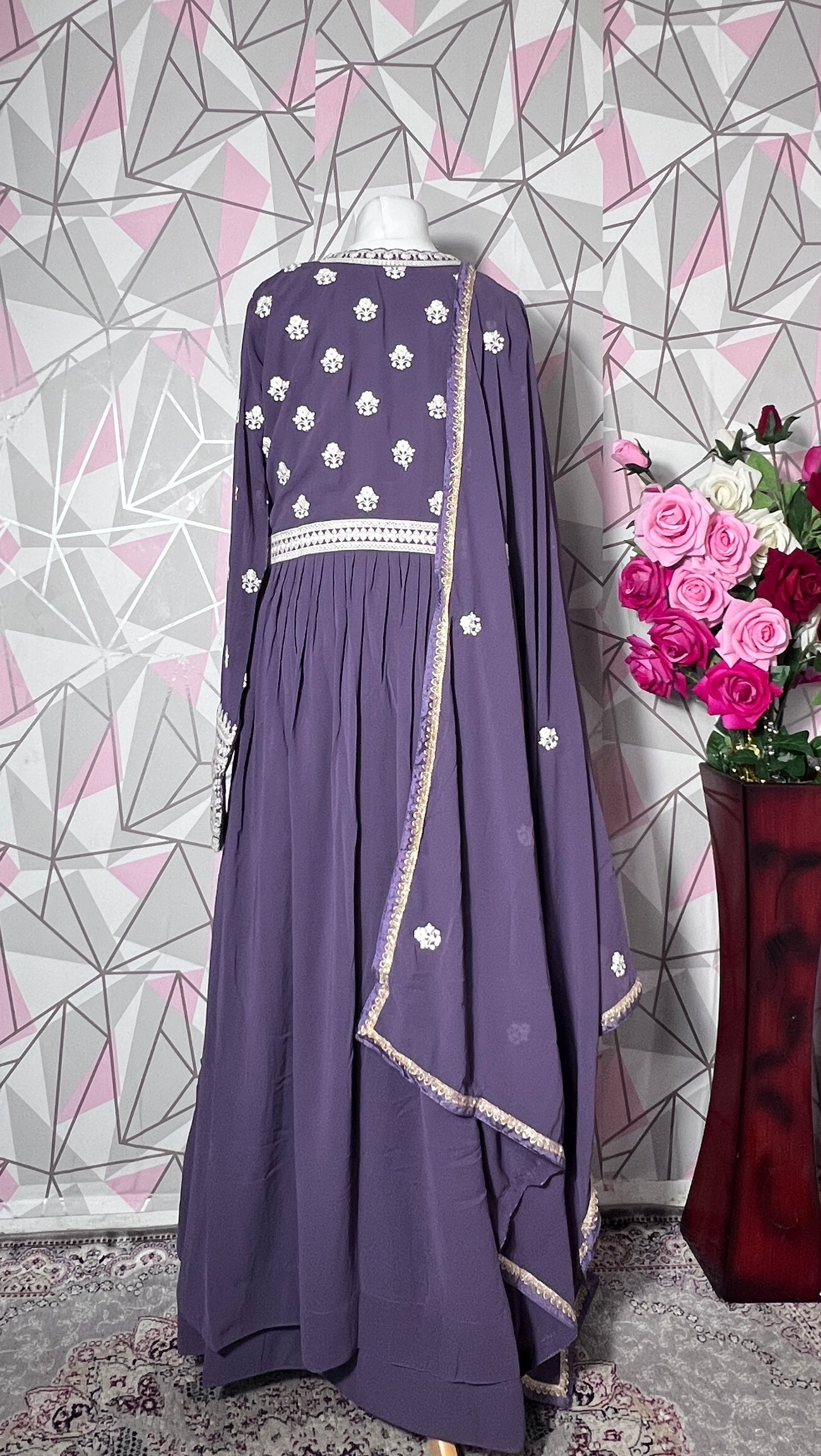 3 PIECES READYMADE WEAR DESIGNER SUITS LONG SLEEVES